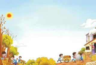 卡通劳动的儿童人们图片