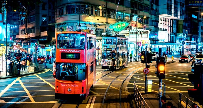 香港街景,城市建筑,城市建筑仰拍,