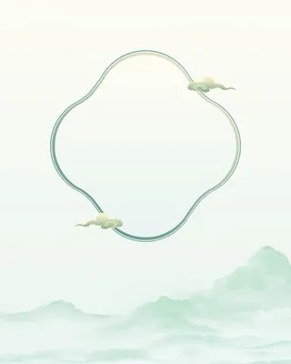 古典山水海报背景图片