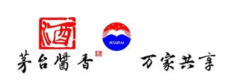 茅台酱香,万家共享,酒LOGO,矢量标志,茅