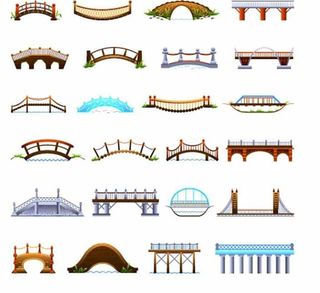 卡通桥系列图片