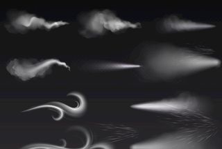 白色气体效果图片