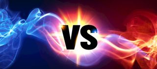 VS红蓝火焰图片