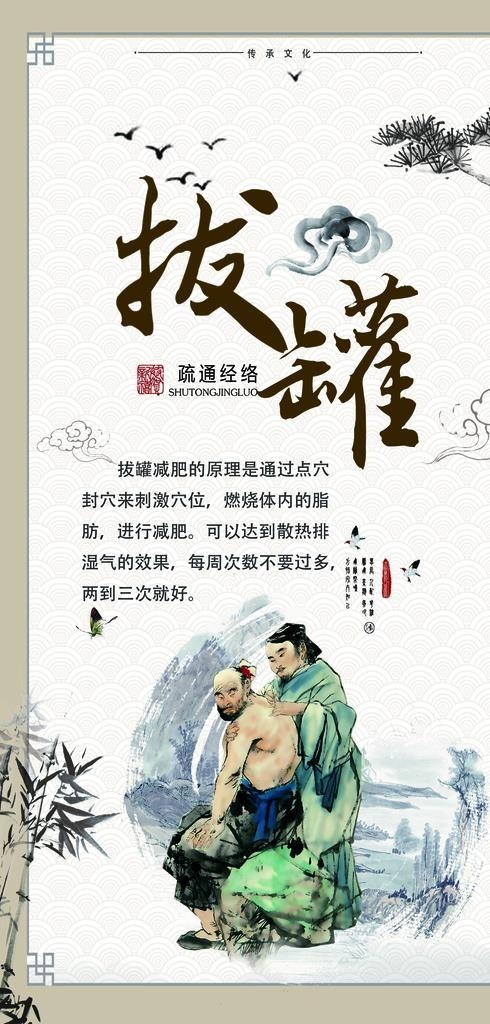 拔罐图片(5610x10335)psd模版下载