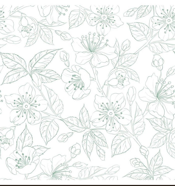 淡雅手绘花卉底纹图片