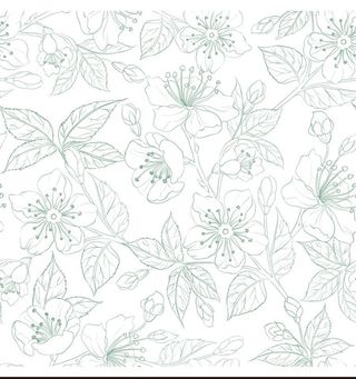 淡雅手绘花卉底纹图片