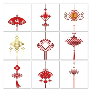 中国传统元素中国结图片