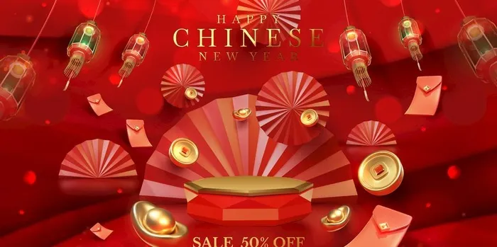 春节背景图片ai矢量模版下载
