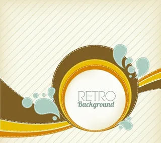 圆环与水滴背景图片