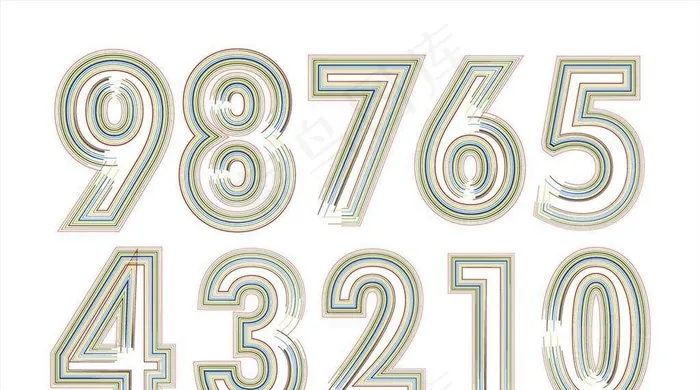 数字图片ai矢量模版下载