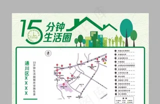 达州市通川区15分钟生活圈图片