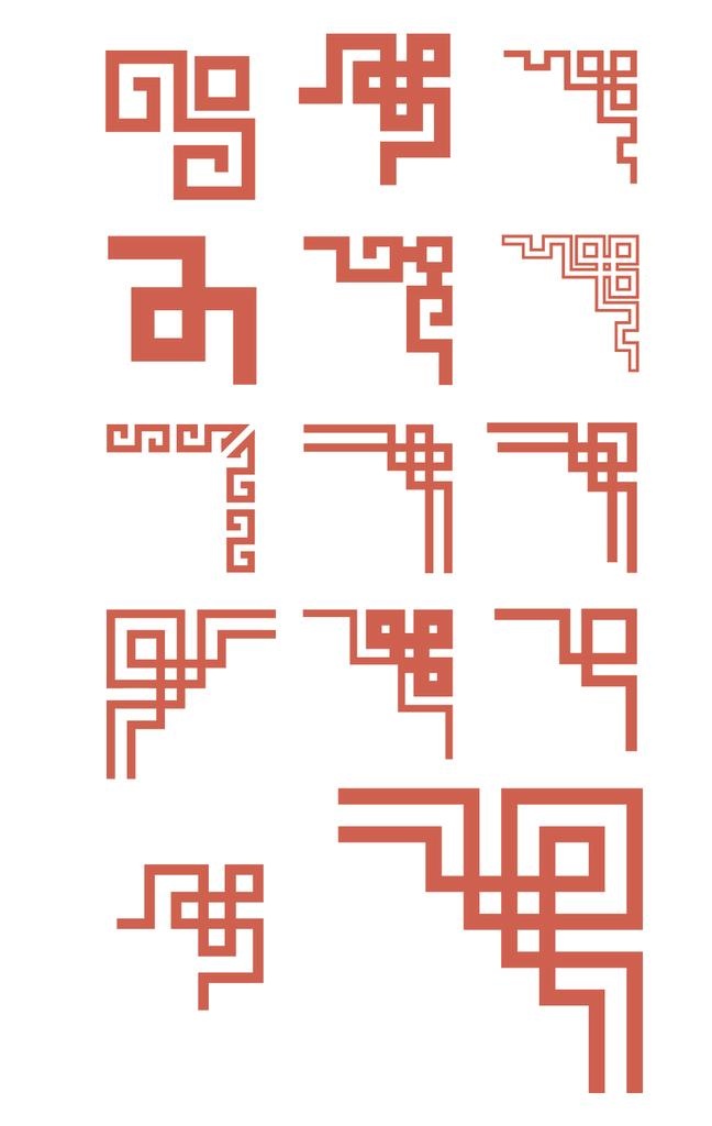 花边图片ai矢量模版下载