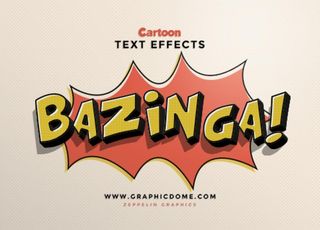 卡通立体字样机图片