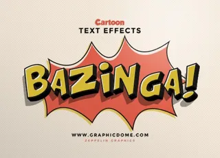 卡通立体字样机图片