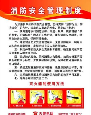 消防安全管理制度图片