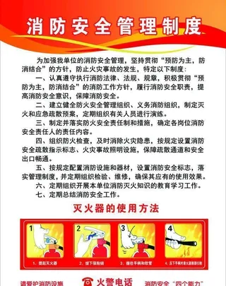 消防安全管理制度图片