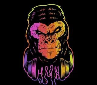 猴子创意头像图片