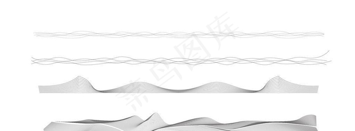 精细矢量水纹 波纹图片ai矢量模版下载