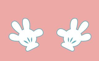 卡通米奇手图片