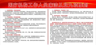 医疗机构工作人员廉洁从业九项准图片