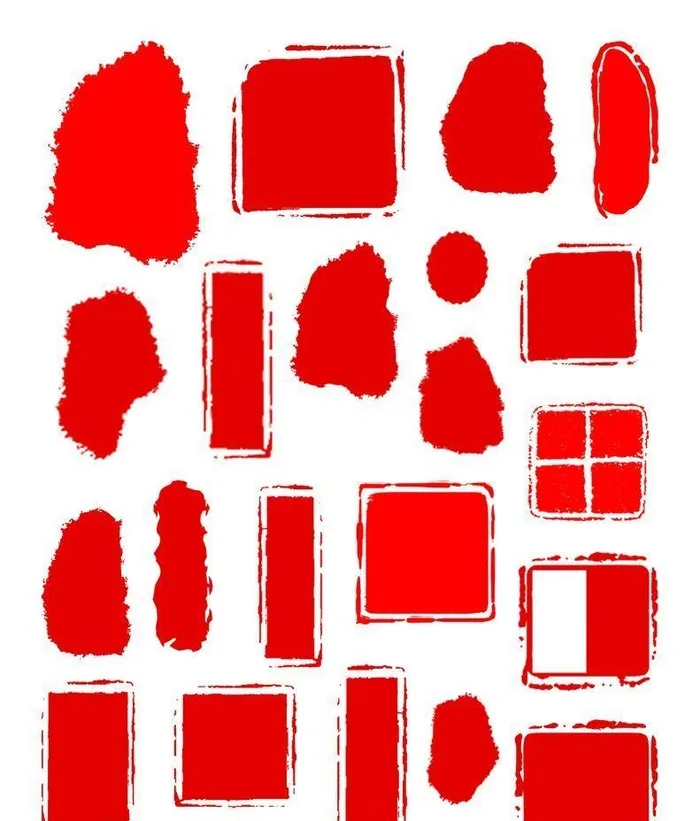 图章图片(2008x2598)psd模版下载