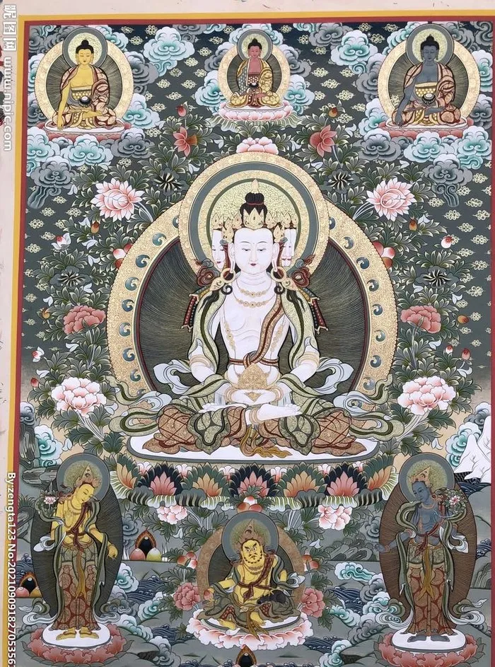 藏式唐卡图片