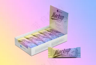 巧克力包装袋样机图片