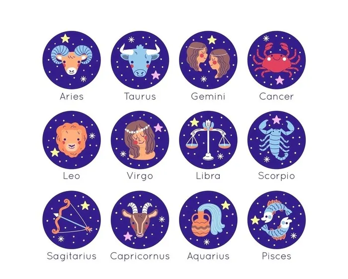 12星座图片ai矢量模版下载