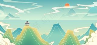 中国风展板图片