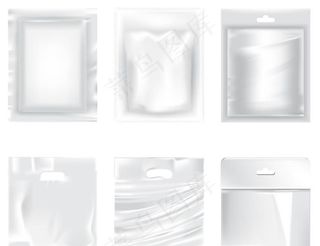 透明塑料袋样机图片