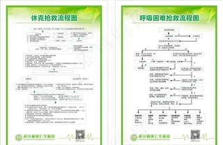 休克抢救流程图呼吸困难抢救流程图片