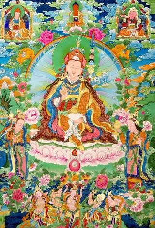 莲花生大士图片