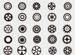 齿轮矢量图素材图片