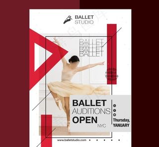 芭蕾舞海报图片