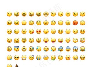 Emoji表情菜鸟图库片