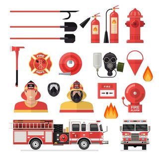 消防元素图标图片
