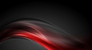 黑红渐变立体线条波浪褶皱背景图片