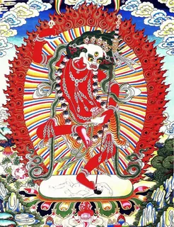 狮面空行母图片