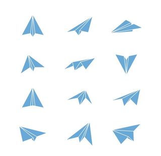 卡通纸飞机图片