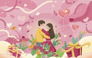 七夕节插画图片