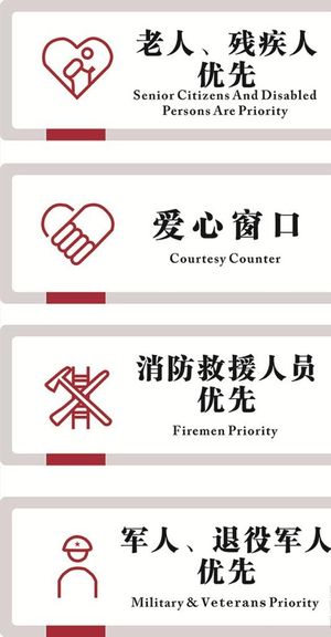 中国银行窗口标牌图片