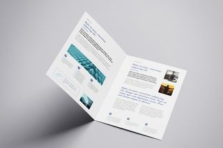 宣传单折页样机效果图模板图片