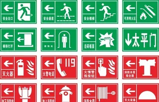 消防提示安全标识标志图片