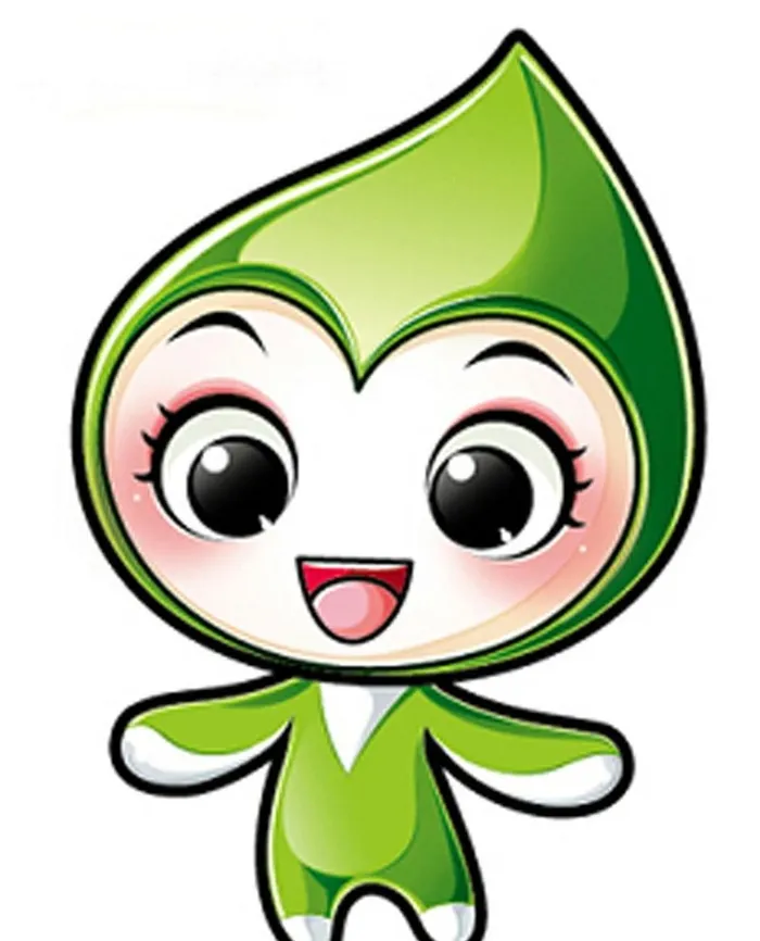 绿卡通 LOGO图片cdr矢量模版下载