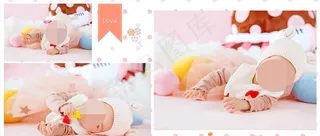 宝宝幼儿儿童生日照相册模板图片
