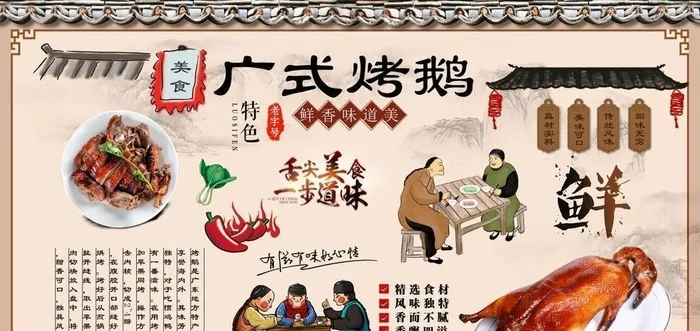 广式烤鹅图片(11339x6803)psd模版下载