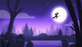 万圣节海报背景图片