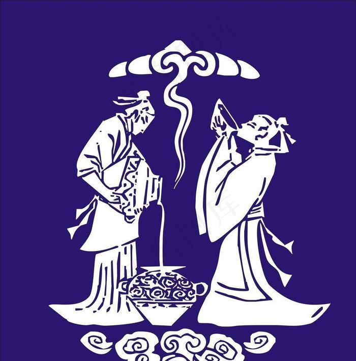 古人 饮酒 倒酒图片