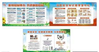 校园暴力 消防安全 高空抛物 图片