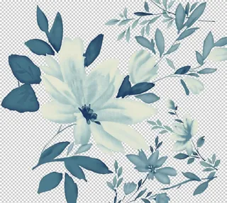 中国风 古典 手绘 花卉花朵图片